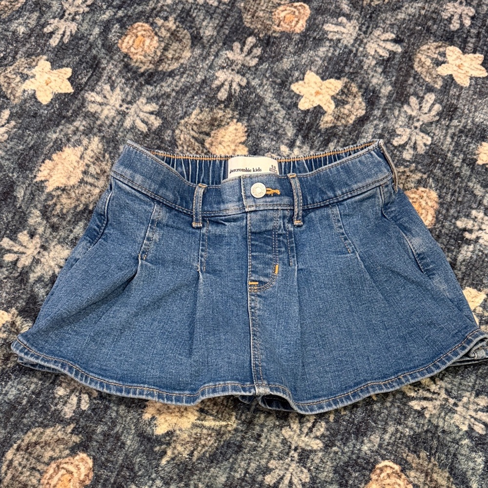 Abercrombie Kids Blue Denim Skort 5/6